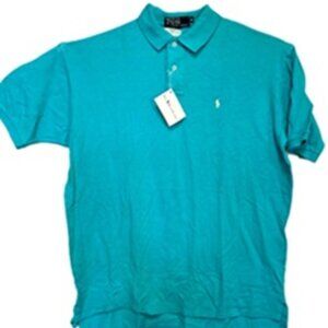 NWT Mens Turquoise Blue Ralph Lauren SS Polo Shirt 48